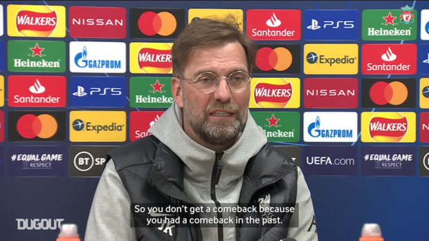 Klopp: We have to create our own atmosphere in the second leg